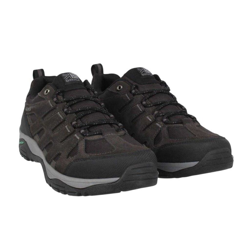 Karrimor Mens Summit Leather Walking Shoes / Charcoal